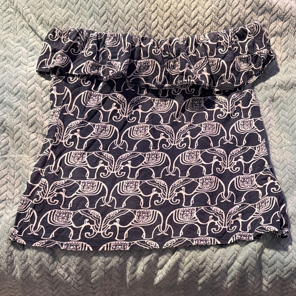 Tube Top Elephant Print Women's